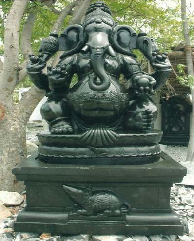Stone Ganesh Statue by Catalyst Colours, Stone Ganesh Statue from ...