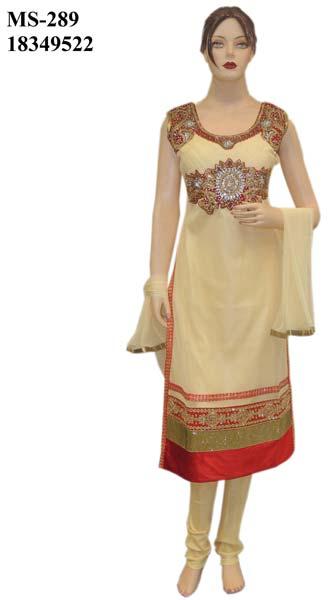 Exclusive Bollywood Fancy Gold Straight Suit