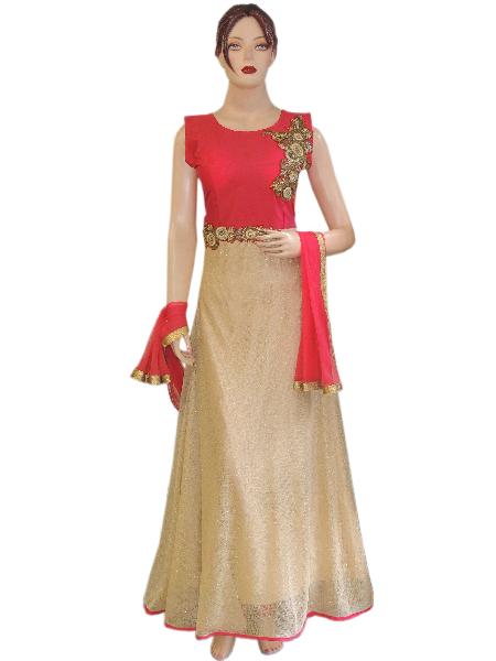 Exclusive Indian Bollywood Imported Fabric Long Anarkali Suit