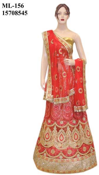 New Latest Exclusive Heavy Fancy Red Bridal Lehnga Choli