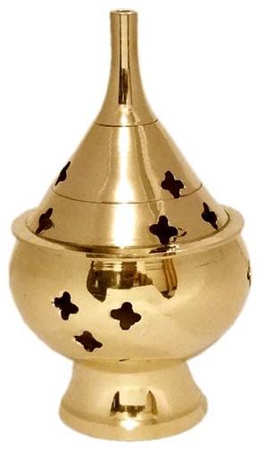 BTC Perforated Brass Incense Burner