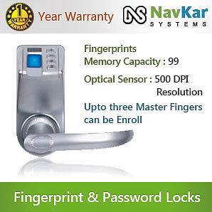 Biometric Door Entry Lock Based On Fingerprint + Password + Mechanical