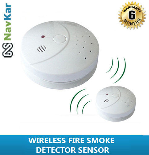 Home Office Restaurant Cordless Wireless Fire Smoke Detector Sensor Al