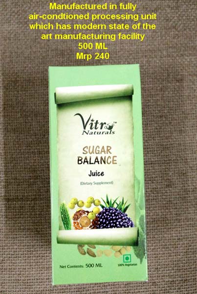 Vitro Naturals Sugar Balance, for Diabetes