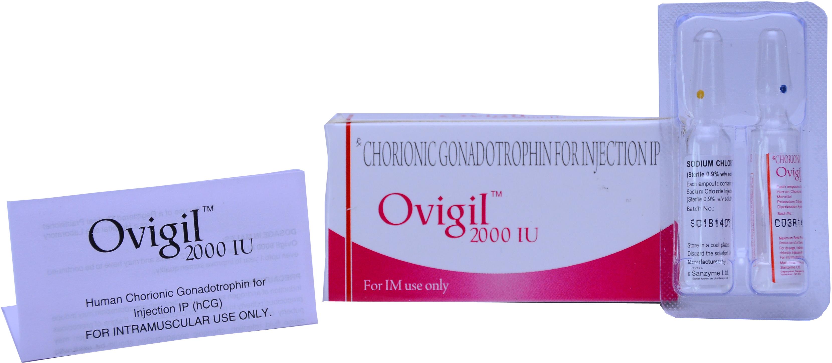 Ovigil 2000IU Injection