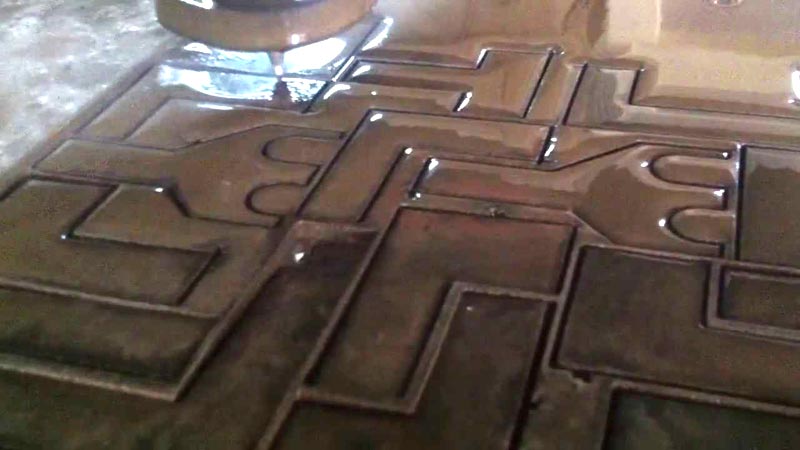 Carbon Steel Waterjet Profile Cutting Services