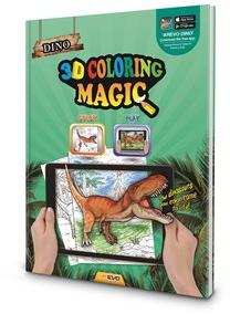 Dino 3D Magic Coloring Book