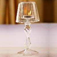 table glass candle lamps