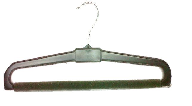 Plastic trouser hanger