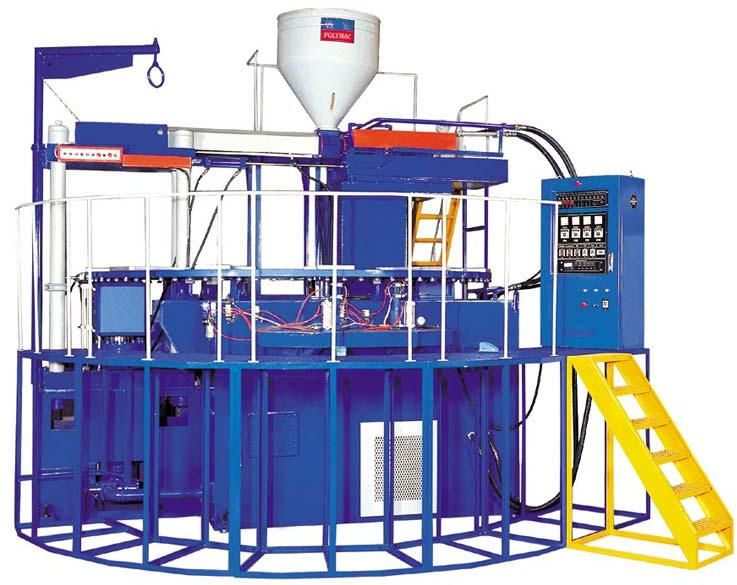 Automatic Rotary System Plastic Long Boots Injection Molding Machine