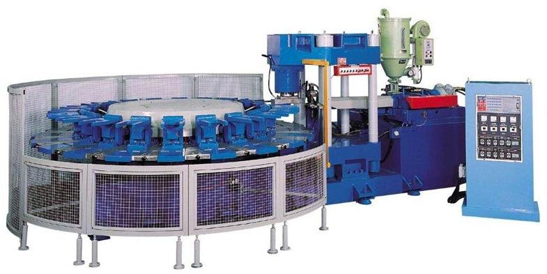 Fully Automatic Air Blowing Shoe Injection Machine (B-198)