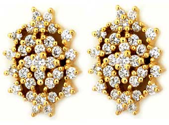 Diamond Earrings : JE-ER-0200