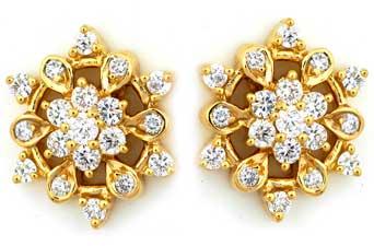 Diamond Earrings : JE-ER-0203