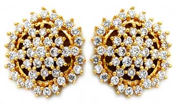 Diamond Earrings : JE-ER-0238