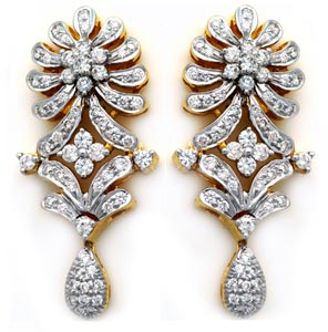 Diamond Earrings : JE-ER-0286