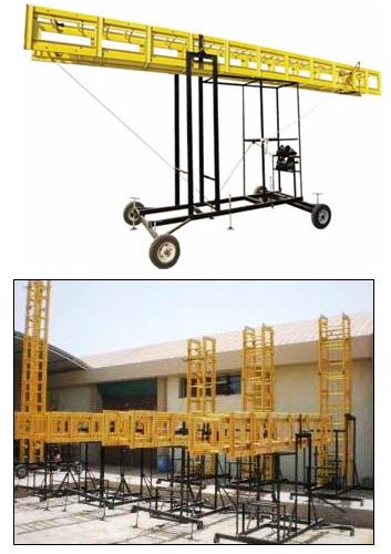 Polished Aluminum Tilting Ladders, for Tower Use, Certification : ISI Certified