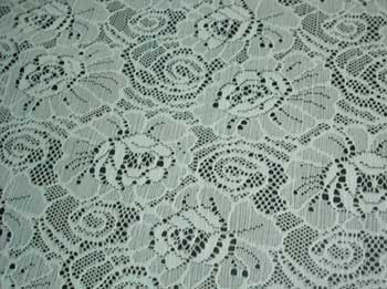 Plain Net Fabrics, Technics : Embroidery Work