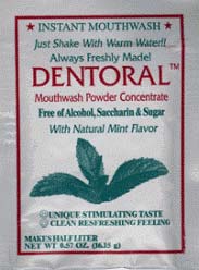 Dentoral Mint Concentrated Mouthwash Powder