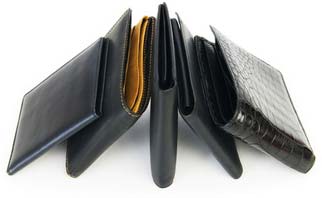 mens leather wallet