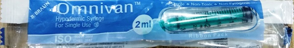 Disposable Syringes 2 ML