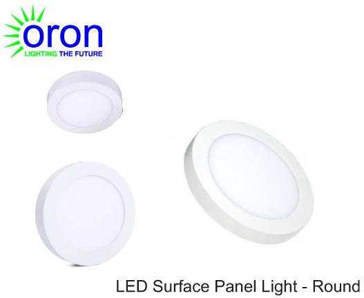 led round surface panel light