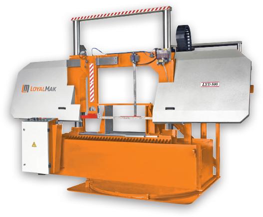 Semi Automatic Bandsaw Machine With Turn Table