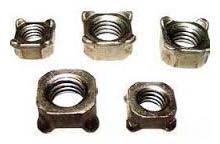 Welded Square Nuts, Color : Silver