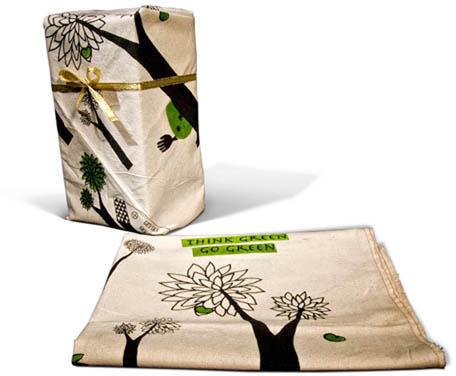 Eco Gift Wrap Fabric (set of 2)