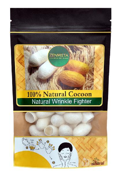 wrinkle removing agent Natural silk cocoon