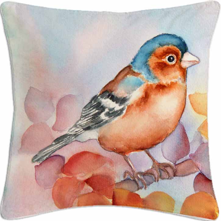 Bird Water Color Digital Cushion Covers
