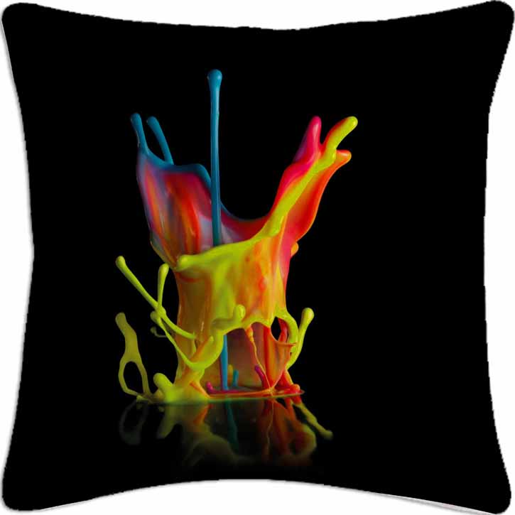 Color Splash Polyester Cushion
