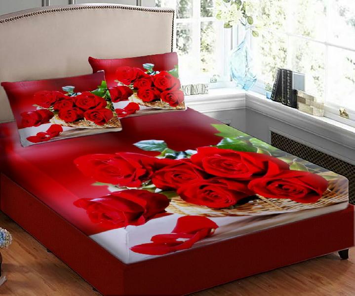 Designer Velvet Double Bedsheets