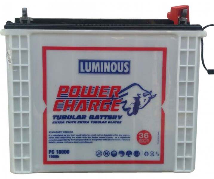 Square Luminous Power Charge Tubular Battery, for Industrial Use
