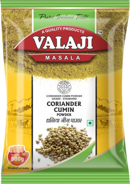 Valaji Coriander Cumin Powder, Packaging Type : Plastic Pouch