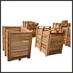 wooden boxes