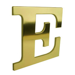 brass letter