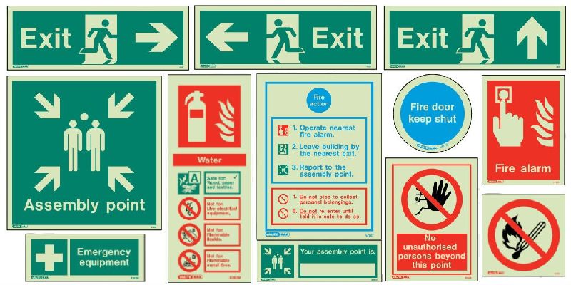 fire safety signs