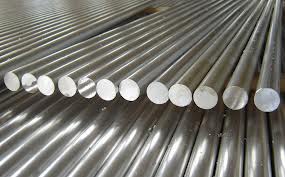 silver steel rods