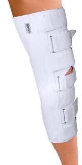 Deluxe Perforated Cotton Lined Knee Immobilizer