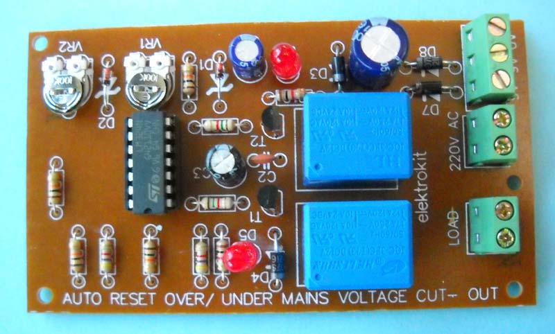 Auto Reset Over and Under Mains Voltage Cut- Out