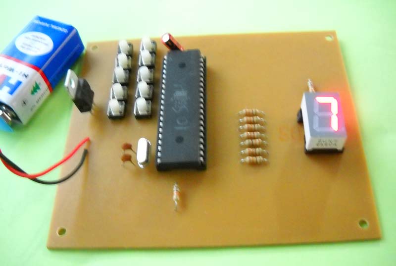 Microcontroller Based Seven Segment Number Selector