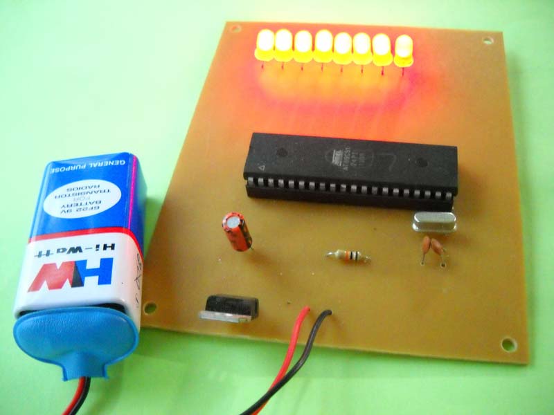 Microcontroller Based LED Multieffect Cheaser