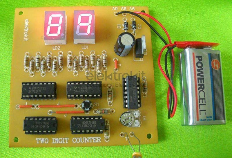 Two Digit Counter Circuit