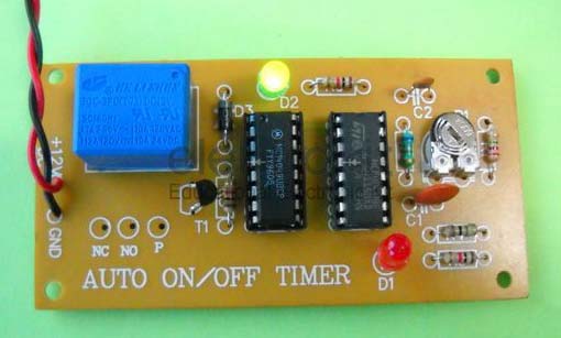 Auto On Off Timer Circuit