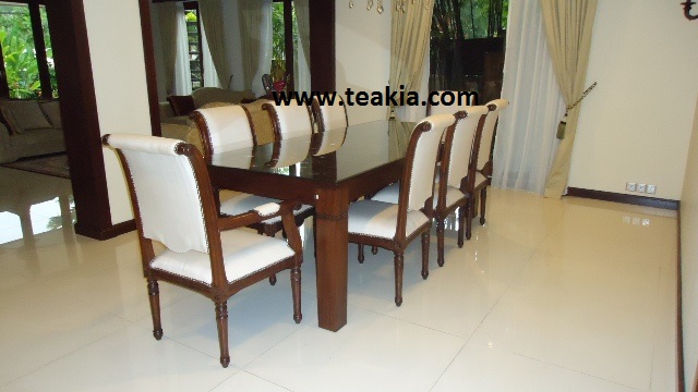 teak wood dining set