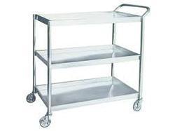 Stainless Steel Three Floor Trolley