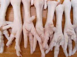 frozen chicken feet