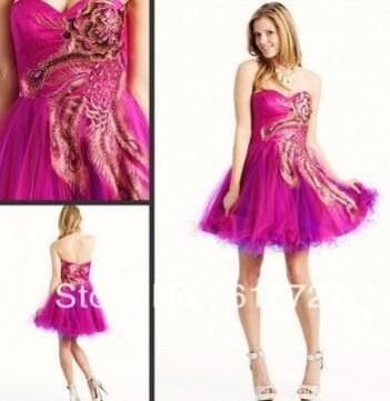 Embroidered Cocktail Dress