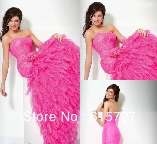 Pink Color Homecoming Dress