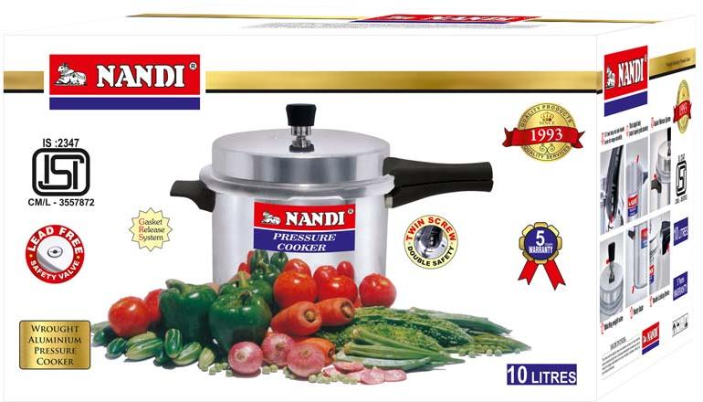NANDI brand Pressure Cooker 10 liter
